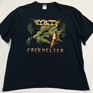 Y&T Dragon “FaceMelter” 2010 World Tour band Tee